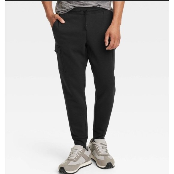 all in motion Pants All In Motion Mens Cotton Fleece Cargo Jogger